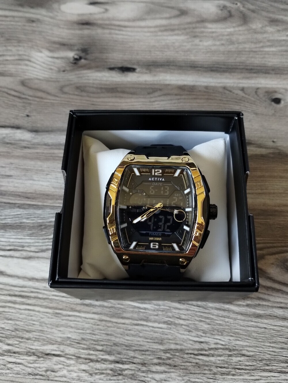 Activa Venzis X Invicta Digital Men's Watch - 50mm. Black (ACW8131-005)